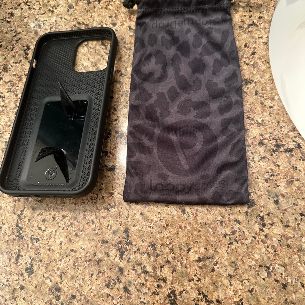 Loopy Case Black Leopard Phone Case